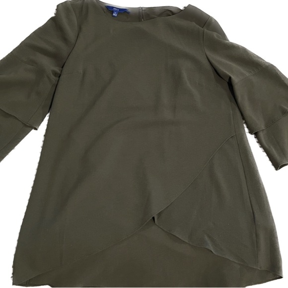 Apt. 9 Olive Green blouse - Size Small - Picture 5 of 6